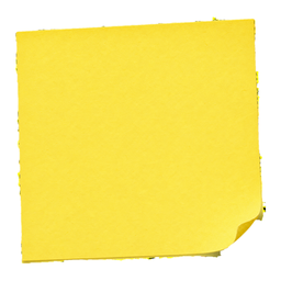 Sticker propuesto: Nota en blanco